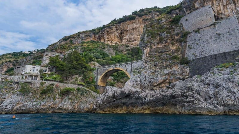 From Positano: Amalfi Coast and Emerald Grotto Group Cruise - Atrani, Minori, Maiori, and the Amalfi coastline from the water