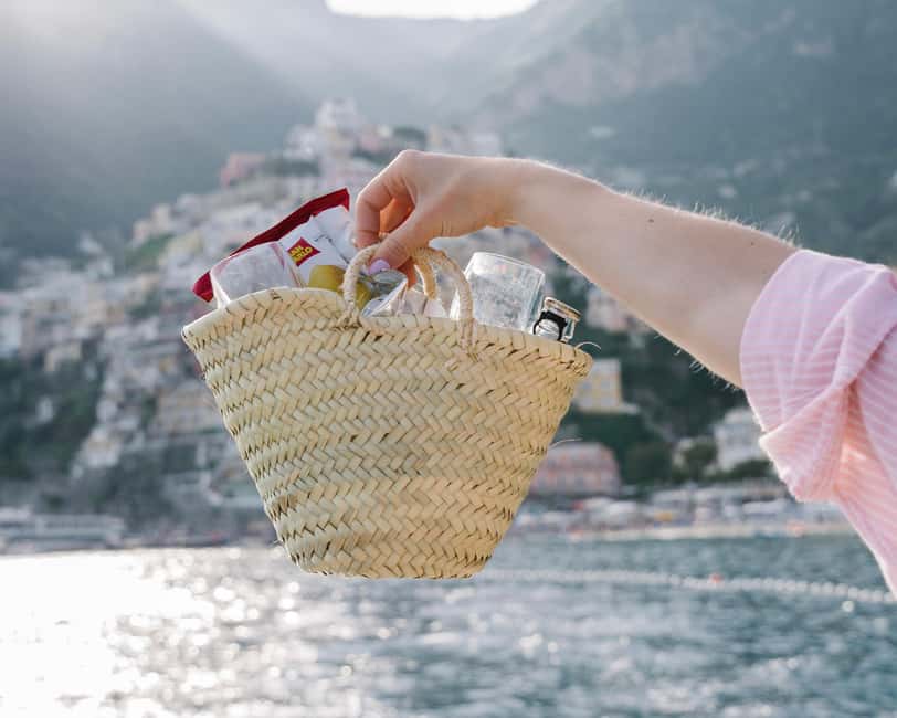 From Positano: Amalfi Coast Sunset Cruise - Group Tour - Positano to Praiano: getting your bearings off the cliffs