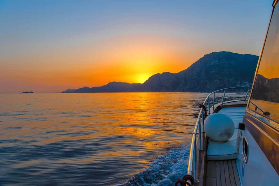 From Positano: Amalfi Coast Sunset Cruise - Group Tour - Fiordo di Furore: the 30-minute aperitif stop where photos happen