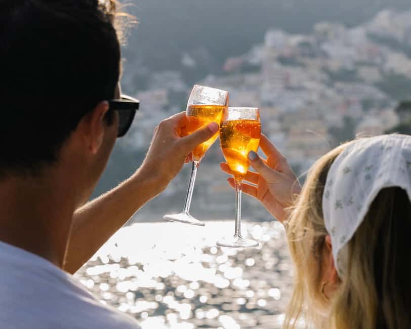 From Positano: Amalfi Coast Sunset Cruise - Group Tour - Meeting at Spiaggia Grande: quick way to find Positano Boats