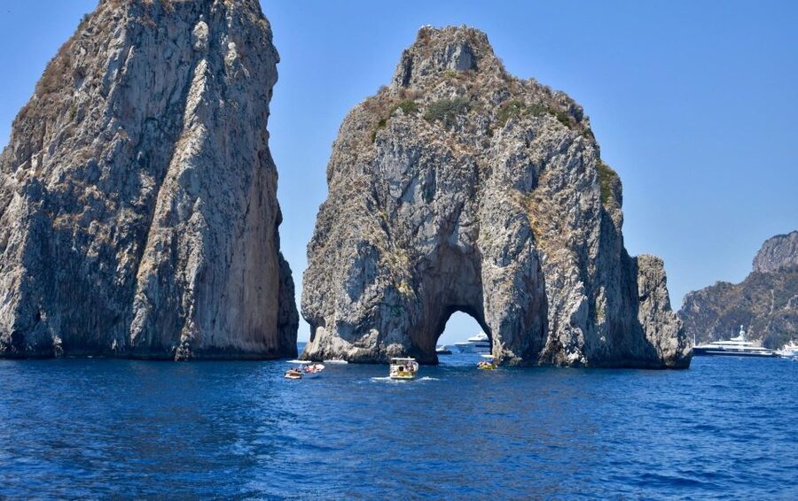 From Positano: Day trip to Capri - Group Tour by boat - Arriving in Capri by Boat: Marina Piccola and the Best Views