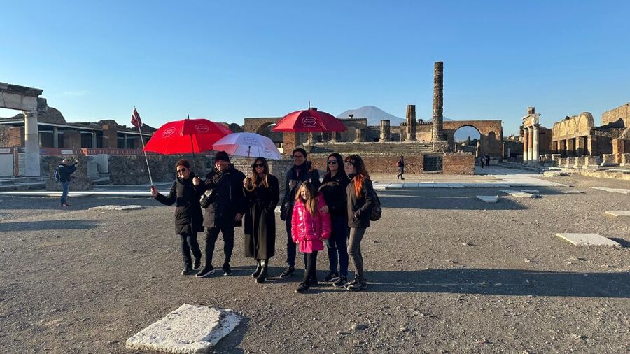 From Positano: Pompeii, Vesuvius, & Wine Tasting with Lunch - Skip-the-line entry: saving your energy for Pompeii