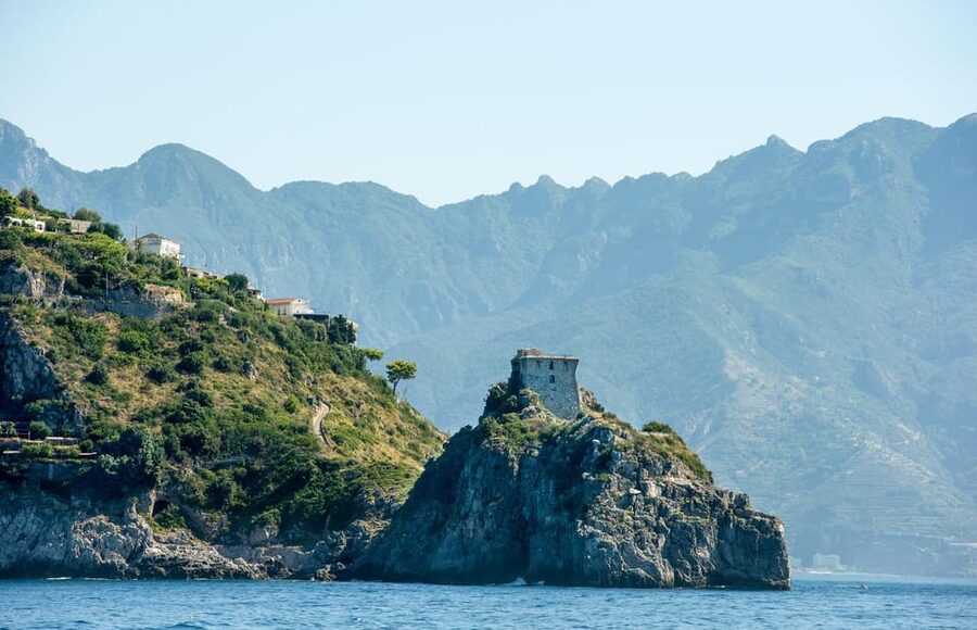 From Positano/Praiano: Amalfi Coast Speedboat Tour - Fiordo di Furore UNESCO viewing from the water