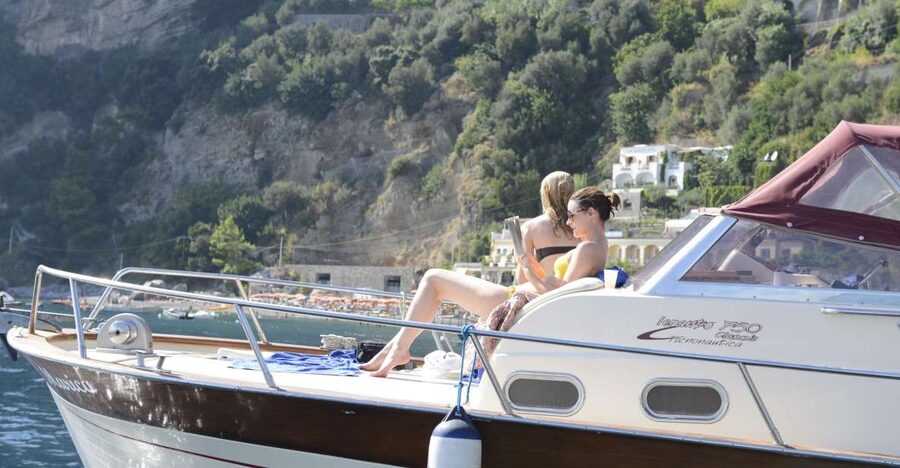 From Positano: Sorrento Coast & Capri Full-Day Trip by Boat - Along the Sorrentine Peninsula: caves, villas, and waterfall views