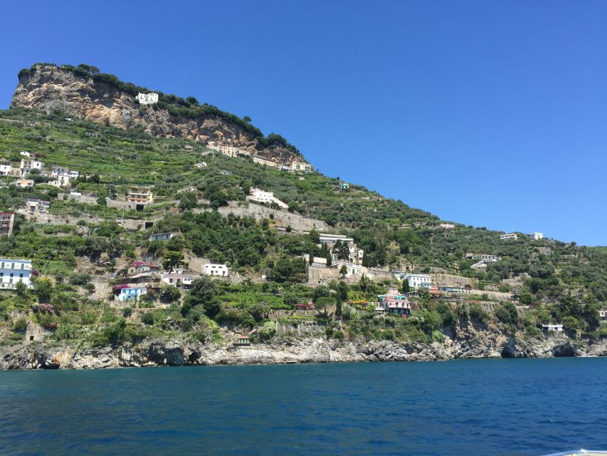 From Praiano: Amalfi Coast Guided Private Cruise with Drinks - Boarding at Marina di Praia, how the 6 hours play out