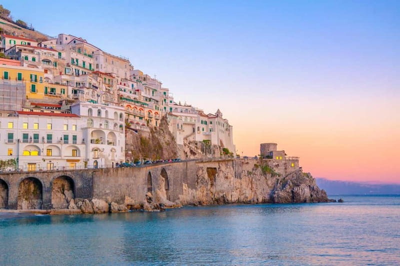 From Rome: Pompei & Sorrento| Expert Guide and Exclusive Bus - Coach ride toward Sorrento: trading ruins for coast air