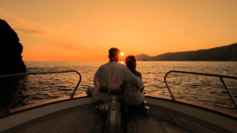 From Sorrento: Capri Sunset Boat Tour - Your Swim and Snorkel Break, plus Snacks and Soft Drinks