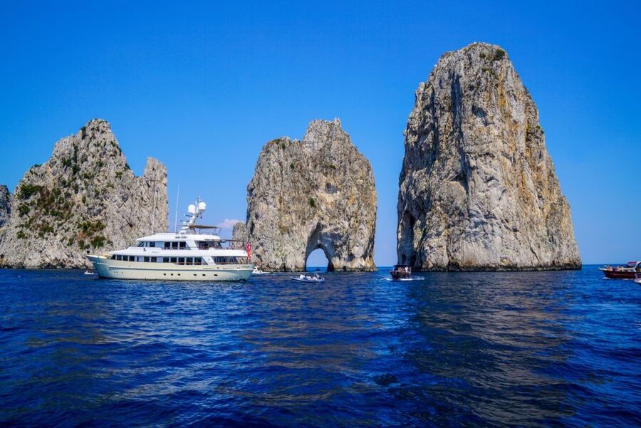 From Sorrento: Day Trip to Capri & Anacapri with Blue Grotto - Capri town walking time: Piazzetta, Clock Tower area, and Via Camerelle