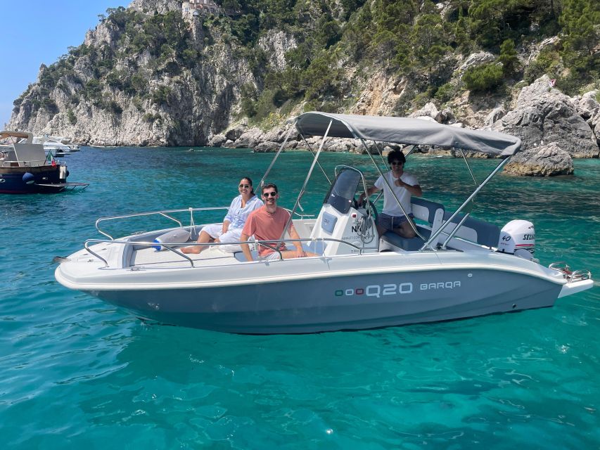 From Sorrento: Private Capri tour & Blue Grotto - Baths of Queen Giovanna: the scenic start before the water