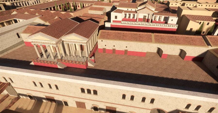 Herculaneum: 3D Walking Tour with Skip-the-Line Ticket - The walking route story: temples, houses, and squares before 79 AD