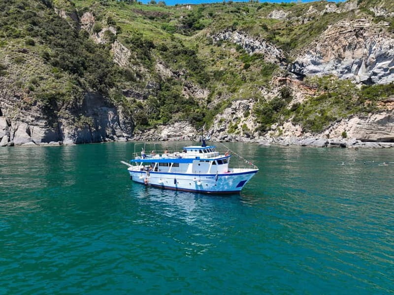 Ischia: Boat tour with swimming stops and lunch on board - Where you meet in Forio, and what you’ll see before the first swim