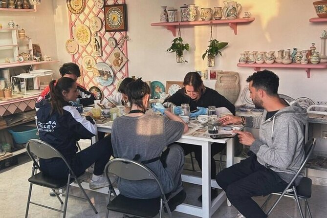 Ischia: Full Pottery Workshop - How the 3-hour workshop flows, clay modeling then majolica tile decoration