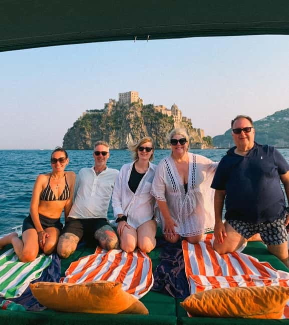 Ischia: The Most Beautiful Boat Excursion In Ischia - Emerald Cave: light, swimming, and that on-board aperitivo