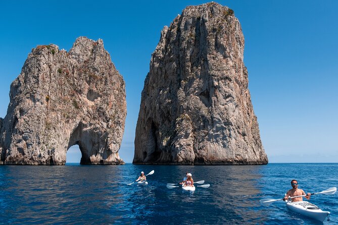 Kayak tour in Capri between caves and beaches. Photos included. - Grotta dell’Acqua and the Green Grottoes: the light show