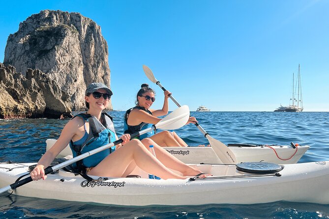 Kayak tour in Capri between caves and beaches. Photos included. - Scoglio delle Sirene and Via Krupp from the sea