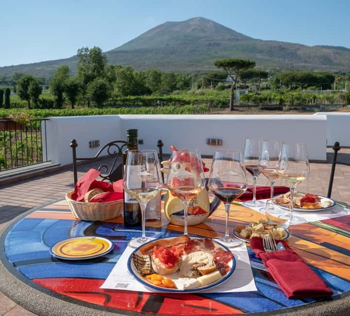 Mount Vesuvius: 5 Wine Tastings with Tour & Lunch Included - Five Tastings, Including Lacryma Christi DOC, Explained in Plain English