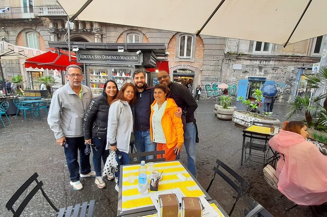 Naples as a local - Authentic Street Food Tour - The tasting lineup: tarallo, folded pizza, cuoppo, mozzarella, and two iconic sweets