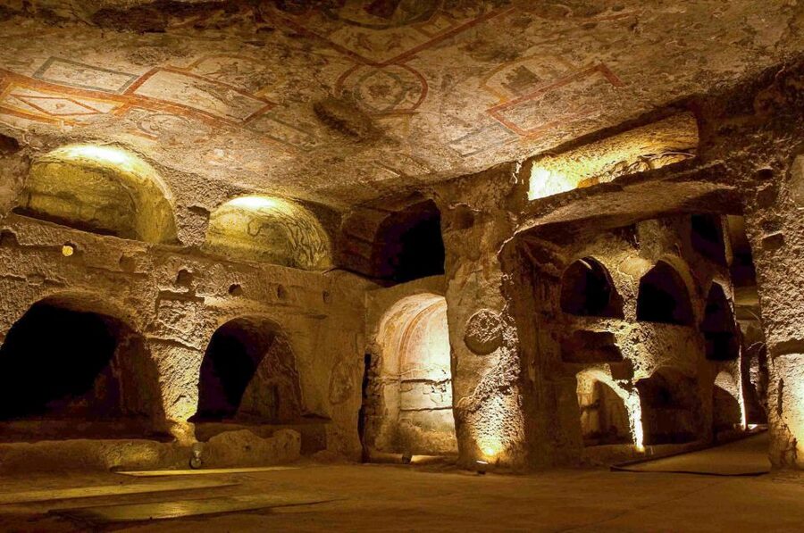 Naples: Catacombs of San Gennaro Entry Ticket & Guided Tour - St. Agrippinus and the 4th-Century Expansion