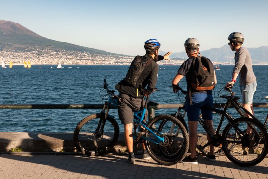 Naples: City Highlights Guided Bike Tour - Mergellina and Chiaia, rolling toward viewpoints and sea neighborhoods