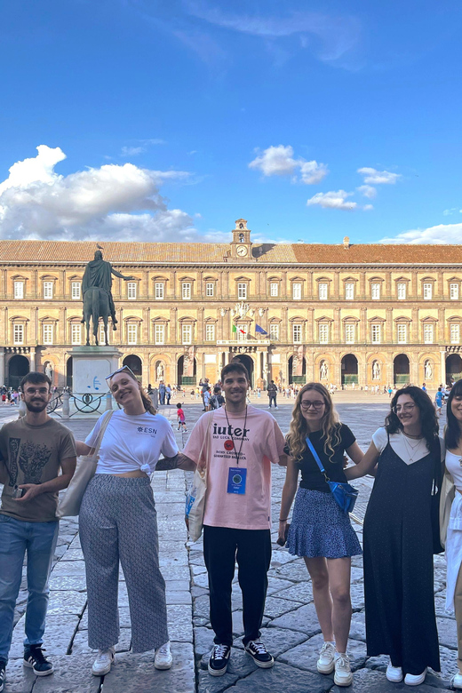 Naples: Family Mythology Treasure Hunt w/ Food Stop - Pio Monte della Misericordia, Banksy Madonna, and the monument-to-street shift