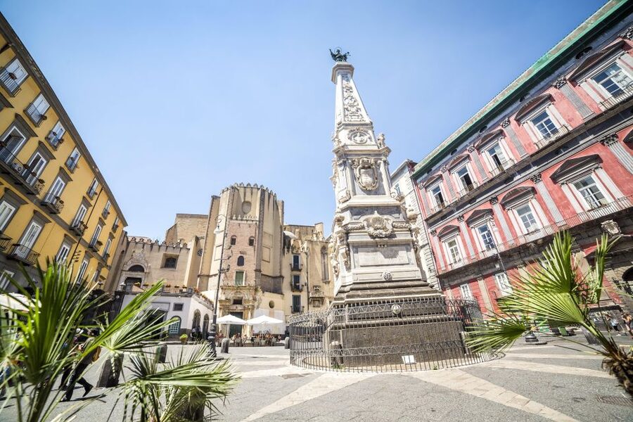 Naples: Historic Center Guided Tour with Underground Ruins - Down Via dei Tribunali and toward the nativity-craft stop on San Gregorio Armeno