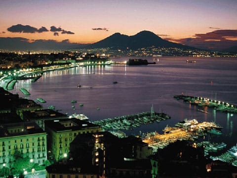 Naples: Night Driving Tour with Local Pizza Dinner - Night driving from Starhotel Terminus, where the views start fast