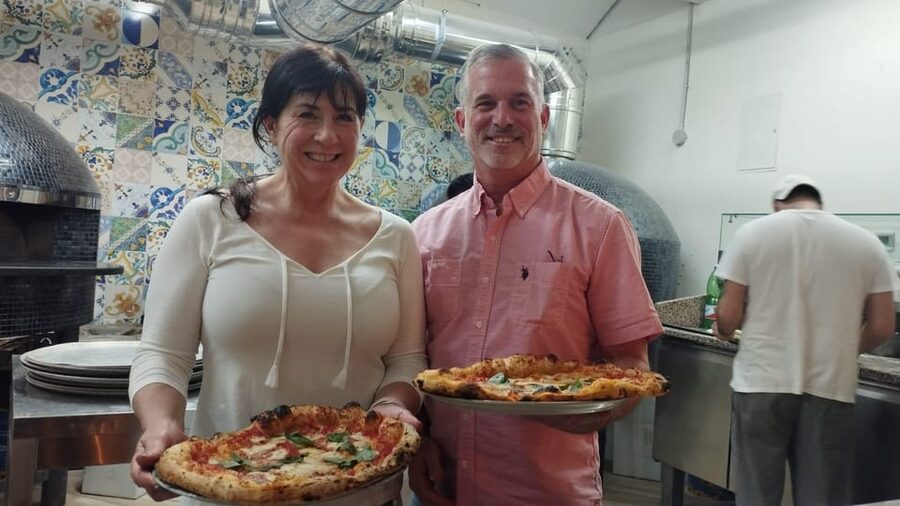 Naples: Pizza Making Class with Neapolitan Chef and drink - The first part of class: starters, drinks, and getting your apron on