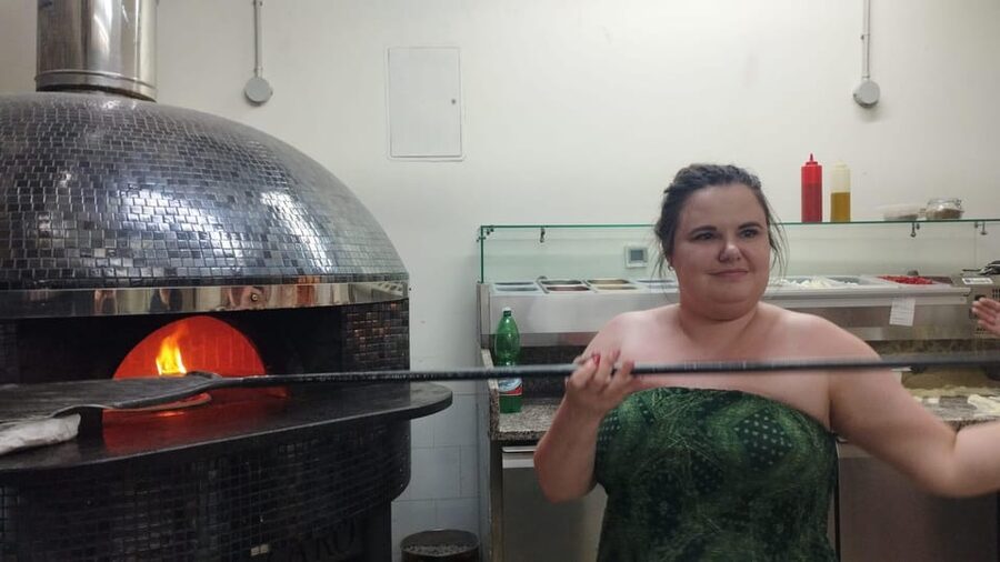 Naples: Pizza Making Class with Neapolitan Chef and drink - Toppings, wood-fired baking, and eating your own pizza