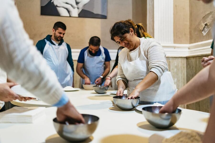 Naples: Pizza-Making Workshop with Drink and Appetizer - Bruschetta and the ingredients lesson you can taste