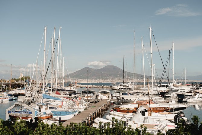 Naples Private Half-Day Tour with a Local – Flexible Meet-Up - Santa Lucia promenade: Bay of Naples views and Mount Vesuvius in frame