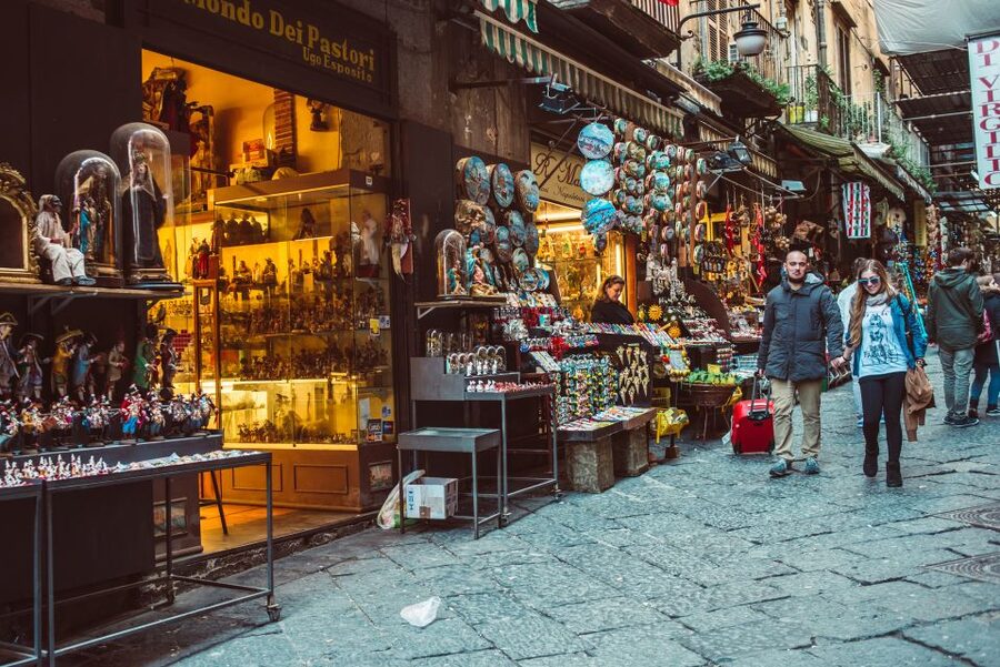 Naples: Private Walking Tour - Getting oriented in Piazza del Gesù Nuovo, then walking like a local