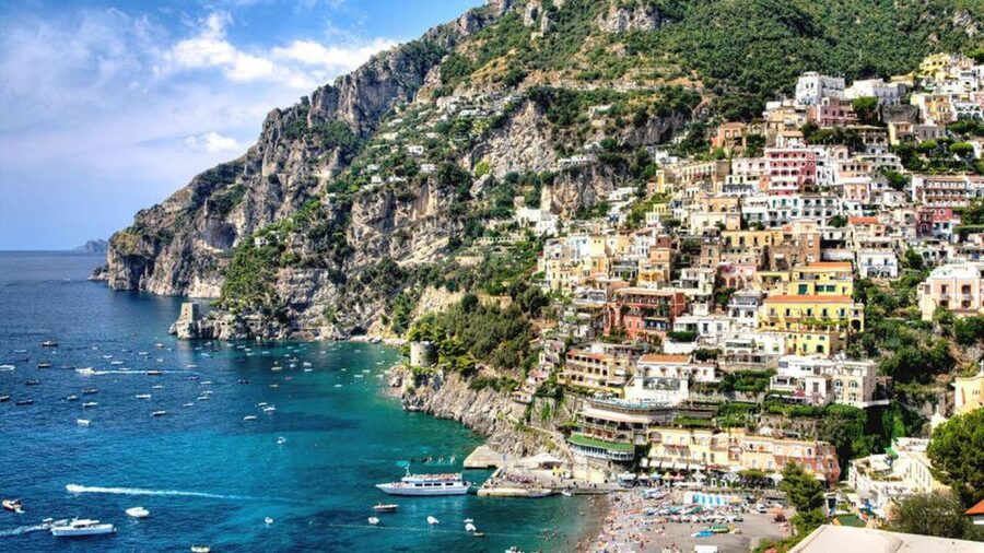 Naples/Sorrento/Positano: Private Amalfi Coast Tour by Vespa - Amalfi: cathedral views, square time, limoncello, and Atrani vibes
