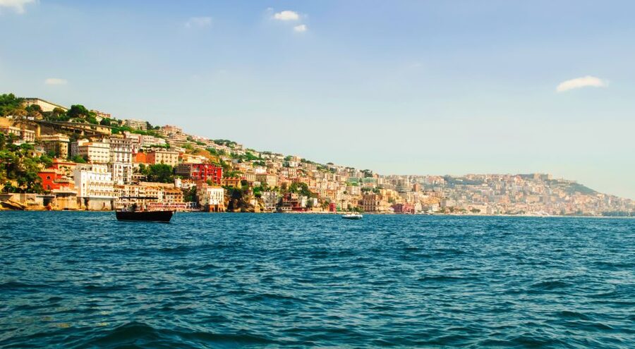 Naples: Sunset Cruise by boat with Aperol Spritz and Snacks - Posillipo villas and the Rosebery Villa area at the coastline’s richest stretch