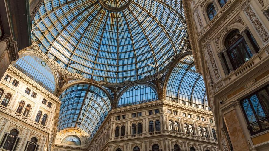 Naples: tour between Maschio Angioino and Plebiscito square - Galleria Umberto: a historic 18th-century passage that makes Naples feel cinematic