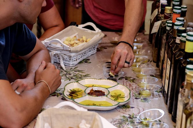 Olive oil tasting in Sorrento - The Tasting Table: 15 EVOOs, Then Vinegar, Honey, and Citrus Extras