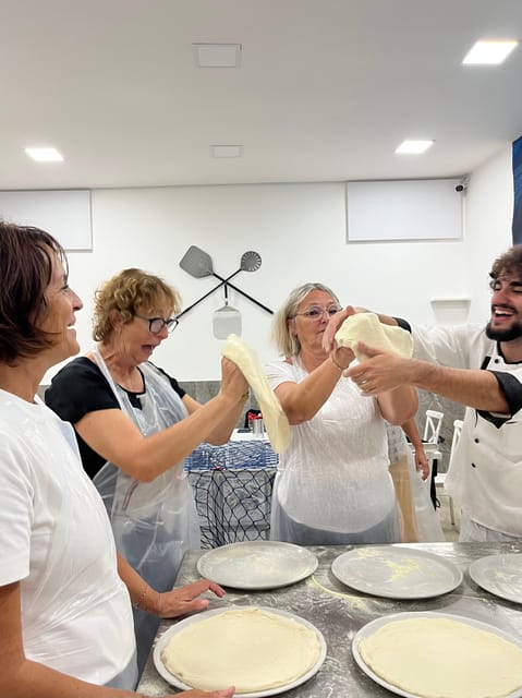 Pizza-Making Workshop by night with glass of wine - The Neapolitan Ingredient Logic: San Marzano, Buffalo Mozzarella, EVOO