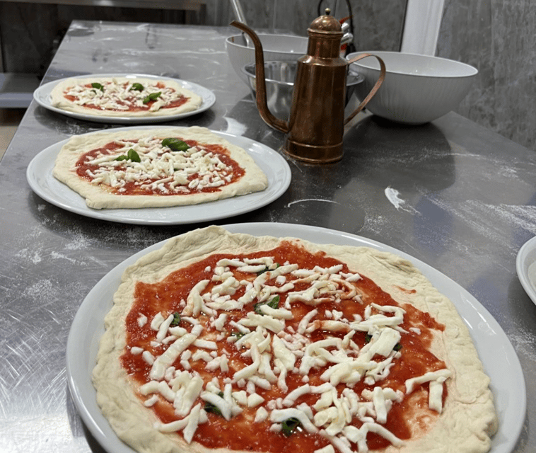 Pizza-Making Workshop by night with glass of wine - Eating Your Own Margherita, Then Taking It Home