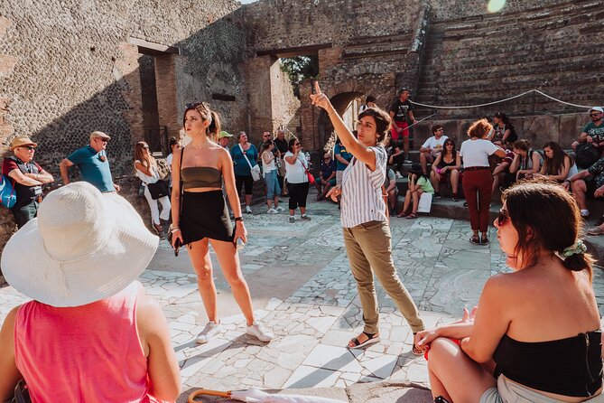 Pompeii 2-hour Private Tour with an Archaeologist-Ticket included - Granaries of the Forum: marble tables, fountains, and casts