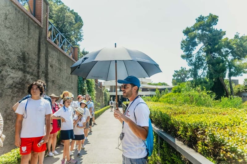 Pompeii: Archaeological Park Tour with Ticket on request - Roman entertainment stops: amphitheater, theater, and the gymnasium