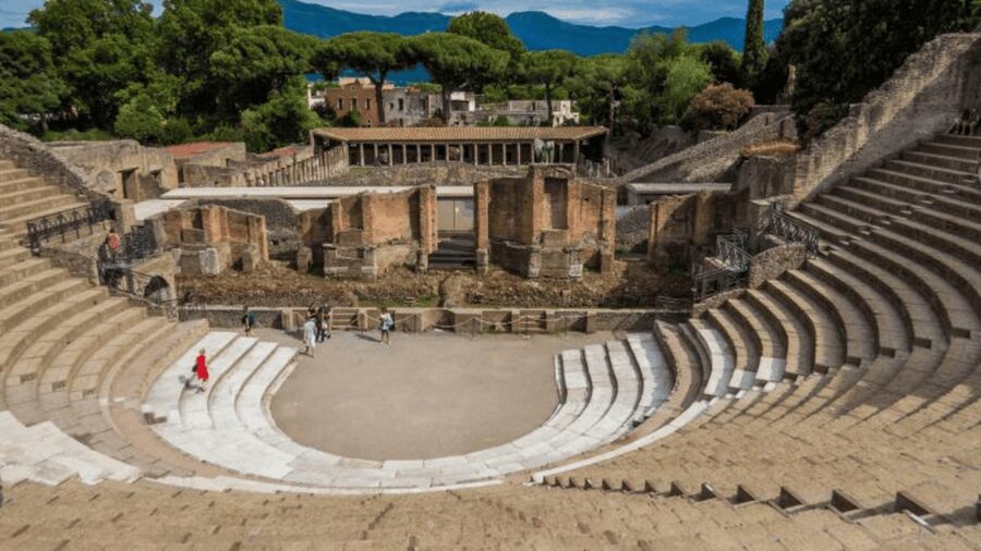 Pompeii Audioguide - TravelMate app for your smartphone - Using text in the app when you want control
