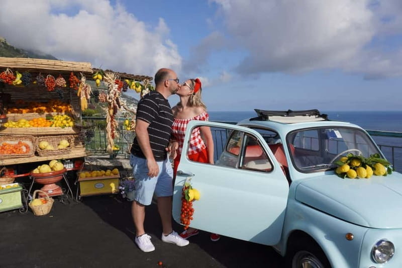 Positano/Praiano: Iconic Fiat 500 Private Amalfi Coast Tour - Key highlights to know before you go