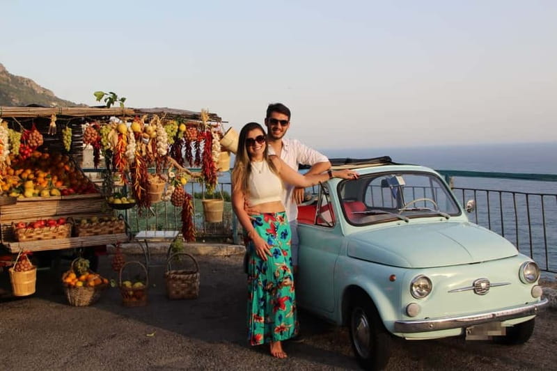 Positano/Praiano: Iconic Fiat 500 Private Amalfi Coast Tour - Riding the Amalfi Coast like a throwback star, in a vintage Fiat 500