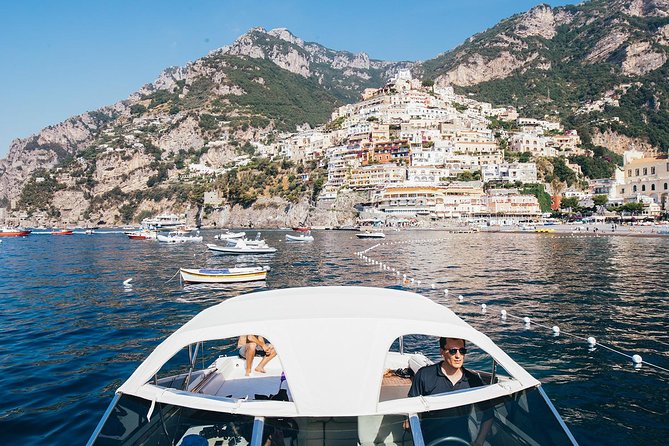 Private Amalfi Coast Boat Trip from Positano, Praiano or Amalfi - Marmorata and the Sophia Loren Jackie Kennedy Swimming Bays