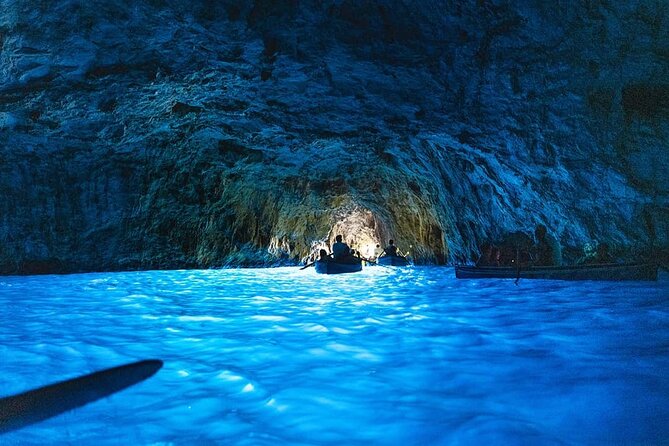 Private Boat Tour of Capri - Green Grotto and White Limestone Caves: Color and Texture
