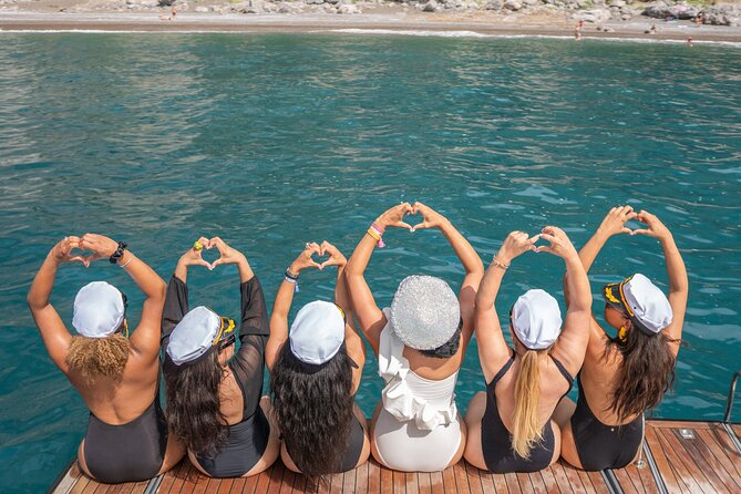 Small Group Tour to Positano by Boat at Sunset - First sail and the Praiano photo stop: what you see up close