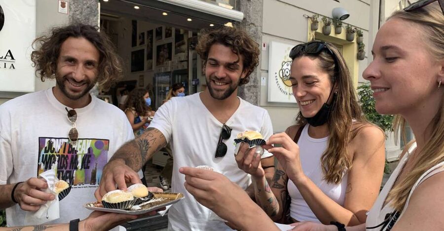 The Original Street Food & Market Tour of Naples - Madame Fernanda’s fried pizza, the stop foodies talk about first