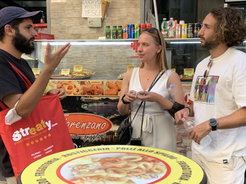 The Original Street Food & Market Tour of Naples - The Maradona murals stop, beer and taralli with a local aperitivo