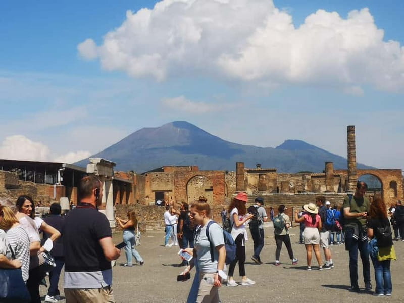 TRAMVIA -Da Naples: Pompei Ruins and Vesuvio Transfer by Bus - Vesuvius crater time: 1,000 meters up, Naples views, and how much you should expect to walk