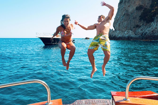 Very Small Group Capri Boat Excursion with Transfer from Positano - The Boat Route That Does the Work: White Cave, Natural Arch, Faraglioni